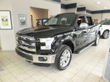 2015 Tuxedo Black Metallic Ford F150 Lariat SuperCrew 4x4 #100751119