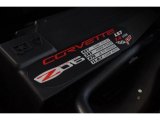 2013 Chevrolet Corvette 427 Convertible Collector Edition Info Tag