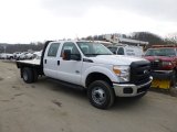 2015 Oxford White Ford F350 Super Duty XL Crew Cab 4x4 Chassis #100791905