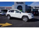 2015 Bright White Jeep Cherokee Limited #100816058