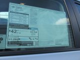 2015 Toyota Prius v Five Window Sticker