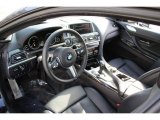 2015 BMW 6 Series 650i xDrive Gran Coupe Black Interior
