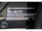 2015 6 Series Color Code for Black Sapphire Metallic - Color Code: 475