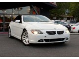 2005 Alpine White BMW 6 Series 645i Convertible #100889190