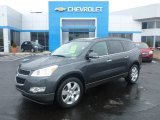 2012 Cyber Gray Metallic Chevrolet Traverse LT #100922273