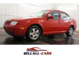 2001 Tornado Red Volkswagen Jetta GLS Sedan #100987518