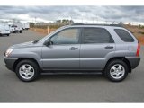 Satin Silver Metallic Kia Sportage in 2008