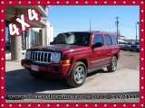 2008 Red Rock Crystal Pearl Jeep Commander Sport 4x4 #101013920