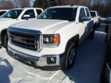 2015 Summit White GMC Sierra 1500 SLT Double Cab 4x4 #101060772