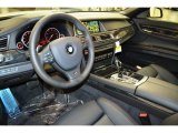 2015 BMW 7 Series 750i Sedan Black Interior