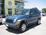 2006 Atlantic Blue Pearl Jeep Liberty Sport 4x4 #10105125