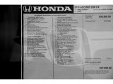 2015 Honda Accord EX Coupe Window Sticker