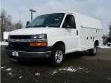 2015 Summit White Chevrolet Express Cutaway 3500 Utility Van #101127638