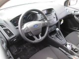 2015 Ford Focus SE Hatchback Charcoal Black Interior