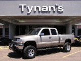 2002 Light Pewter Metallic Chevrolet Silverado 1500 LS Extended Cab 4x4 #10094983