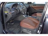 2008 Hyundai Veracruz Limited Black/Saddle Interior
