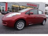 2015 Cayenne Red Nissan LEAF S #101187375