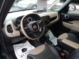 2014 Fiat 500L Lounge Beige/Grey Interior