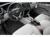 2015 Honda Civic Hybrid Sedan Gray Interior