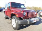 2010 Red Rock Crystal Pearl Jeep Wrangler Sahara 4x4 #101211545