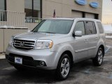 2013 Alabaster Silver Metallic Honda Pilot EX-L 4WD #101244581