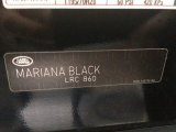 2014 Range Rover Sport Color Code for Mariana Black Metallic - Color Code: 860