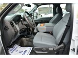 2015 Ford F450 Super Duty XL Crew Cab Flat Bed 4x4 Steel Interior