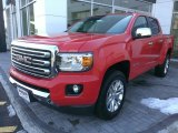 2015 Cardinal Red GMC Canyon SLT Crew Cab 4x4 #101243883