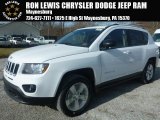 Bright White Jeep Compass in 2015