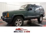 2000 Forest Green Pearl Jeep Cherokee Sport 4x4 #101286672
