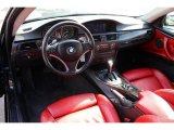 2009 BMW 3 Series 335xi Coupe Coral Red/Black Dakota Leather Interior