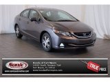 2015 Modern Steel Metallic Honda Civic Hybrid-L Sedan #101322357