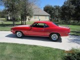 Red Chevrolet Camaro in 1969