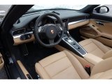 2014 Porsche 911 Carrera 4S Cabriolet Black/Luxor Beige Interior
