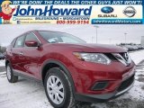 2015 Cayenne Red Nissan Rogue S AWD #101323189
