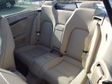 2015 Mercedes-Benz E 400 Cabriolet Rear Seat