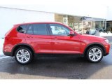 Melbourne Red Metallic BMW X3 in 2015