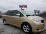 2012 Sandy Beach Metallic Toyota Sienna LE #101405484