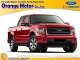 Vermillion Red Ford F150 in 2014