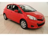 2014 Absolutely Red Toyota Yaris LE 5 Door #101405435