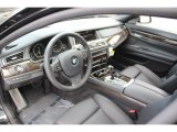 2014 BMW 7 Series 750i xDrive Sedan Black Interior