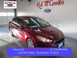 2015 Ruby Red Metallic Ford Focus SE Sedan #101443114