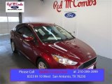 2015 Ruby Red Metallic Ford Focus SE Sedan #101518638