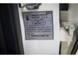2010 Maserati Quattroporte  Info Tag