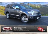 Magnetic Gray Metallic Toyota Sequoia in 2015