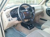 2001 Ford Ranger XLT SuperCab 4x4 Medium Prairie Tan Interior