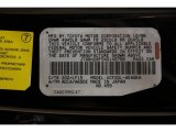 1999 LS Color Code for Black Onyx - Color Code: 202