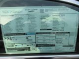 2015 Cadillac ATS 2.0T Luxury Sedan Window Sticker