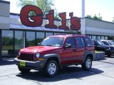 2006 Inferno Red Pearl Jeep Liberty Sport 4x4 #10147285