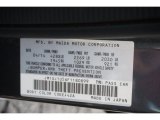 2015 Mazda6 Color Code for Meteor Gray Mica - Color Code: 42A